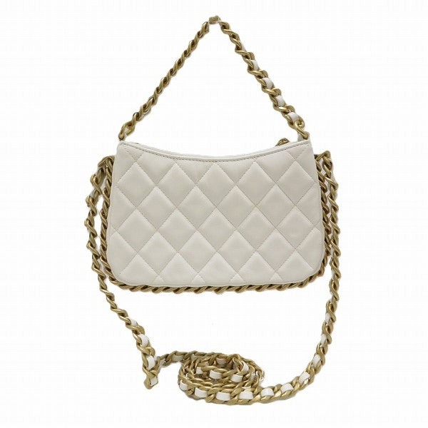 Chanel Matelasse Shiny Lambskin Shoulder Bag AP3487