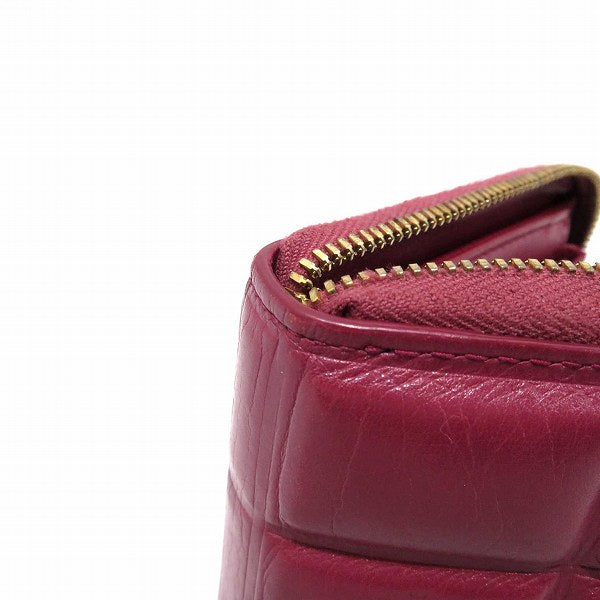 Bottega Veneta Padded Leather Zip Wallet