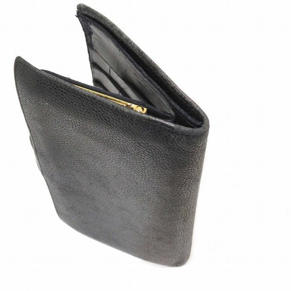 Chanel Caviar Skin Bifold Wallet A13498