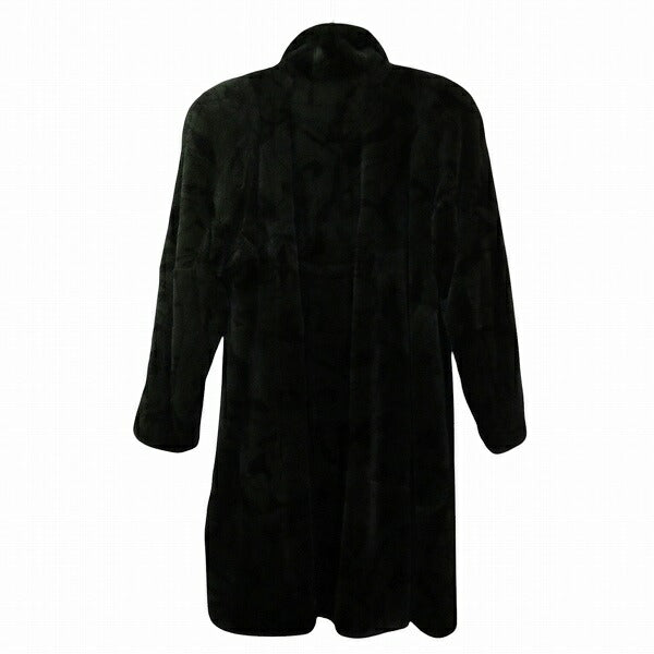 Balenciaga Fur Long Coat Outerwear