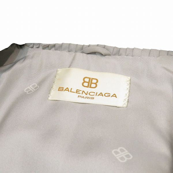 Balenciaga Fur Long Coat Outerwear