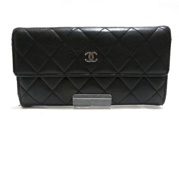 Chanel Matelasse Lambskin Long Wallet