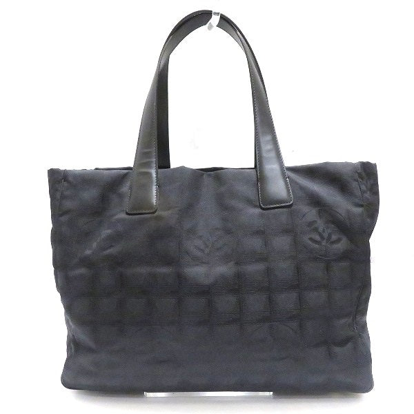 Chanel Nylon Leather Tote Bag