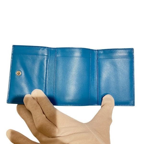 Bottega Veneta Intrecciato Leather Trifold Wallet