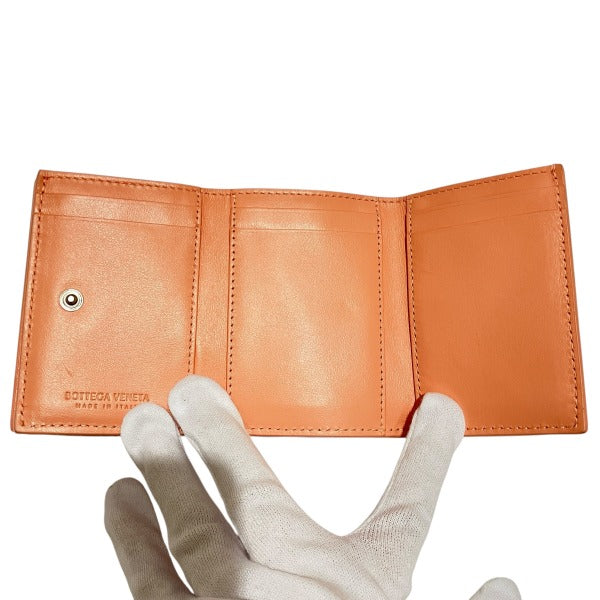 Bottega Veneta Intrecciato Leather Trifold Wallet