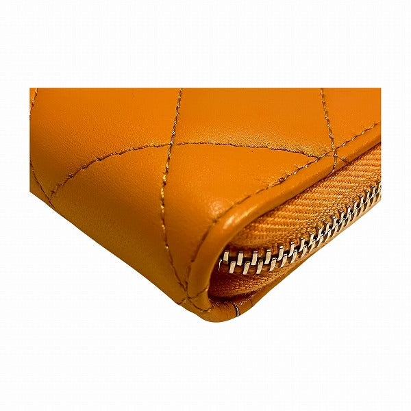 Chanel Matelasse Lambskin Zip Coin Case Wallet