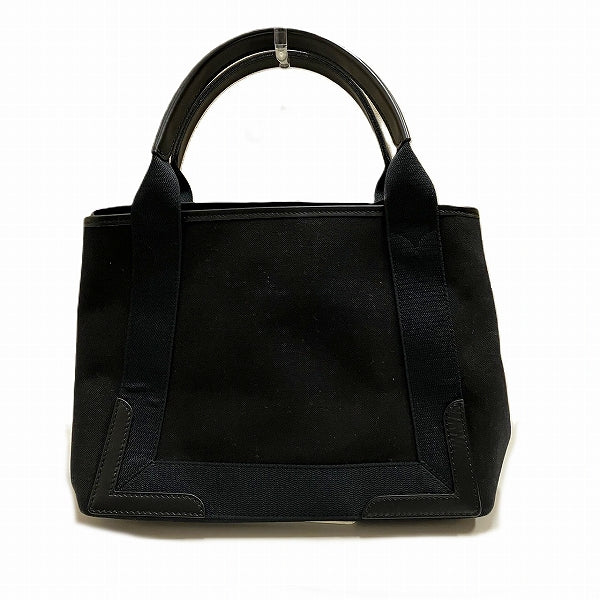 Balenciaga Cabas Canvas Leather Tote Bag