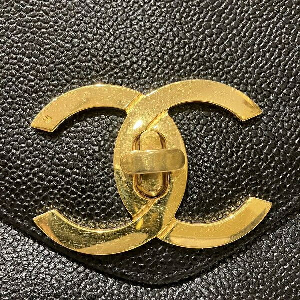 Chanel Caviar Skin Chain Tote Bag A01992