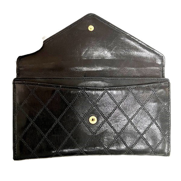 Chanel Bicolor Leather Long Wallet