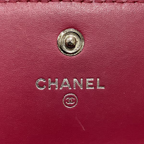Chanel Patent Matelasse Coco Mark Long Wallet