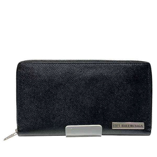 Balenciaga Leather Zip-Around Wallet 674763