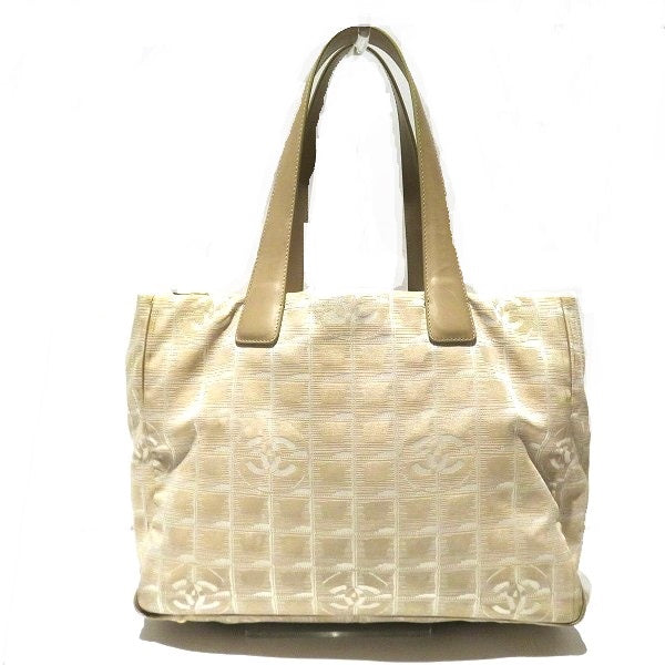Chanel Nylon Canvas Leather Tote Bag