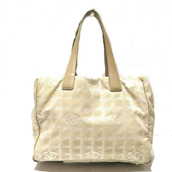 Chanel Nylon Canvas Leather Tote Bag