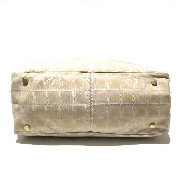 Chanel Nylon Canvas Leather Tote Bag