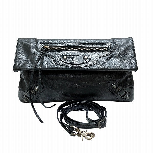 Balenciaga Leather Envelope Shoulder Bag 327079