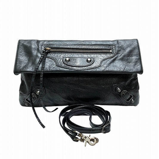 Balenciaga Leather Envelope Shoulder Bag 327079