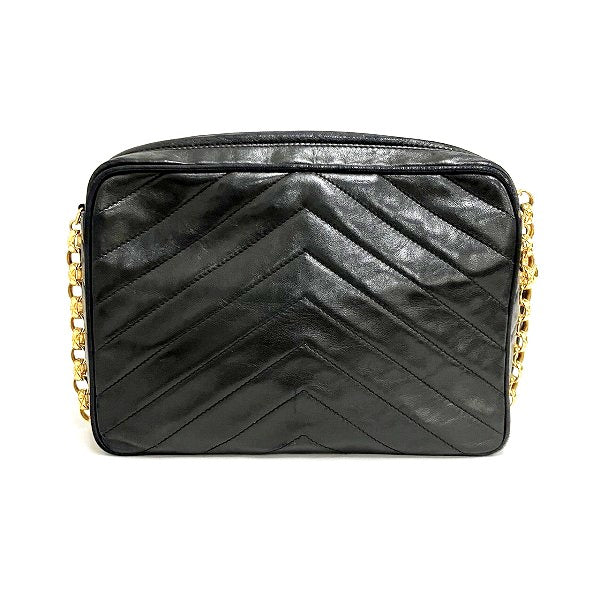 Chanel Lambskin V-Stitch Fringe Shoulder Bag