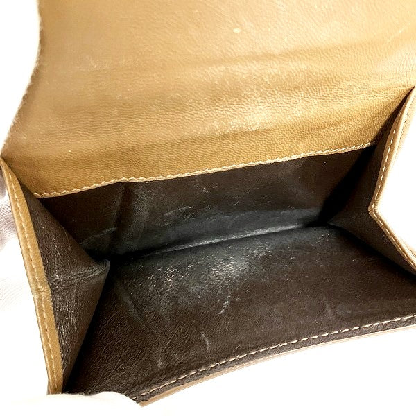 Bottega Veneta Brown Leather Bifold Wallet