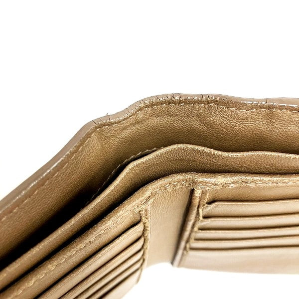 Bottega Veneta Brown Leather Bifold Wallet