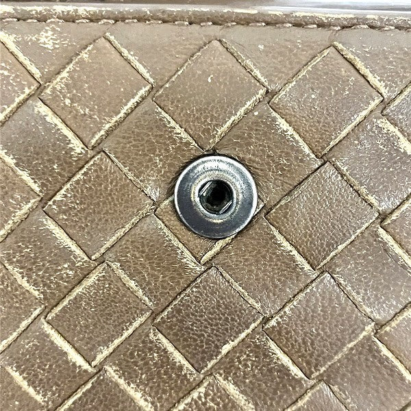 Bottega Veneta Brown Leather Bifold Wallet