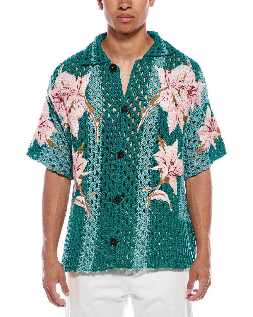 Valentino Knit Polo Green