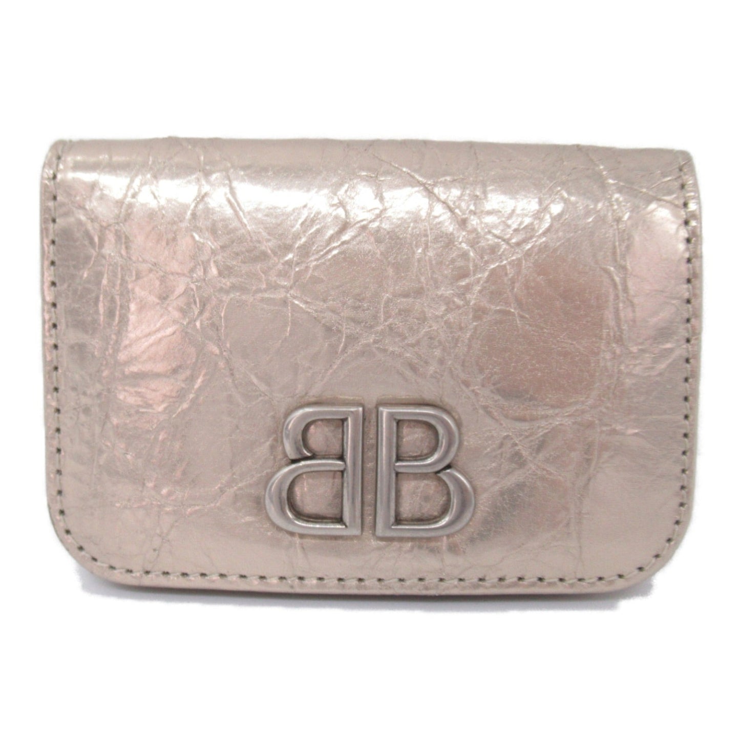Balenciaga  Leather Middle Wallet (Tri-Fold)