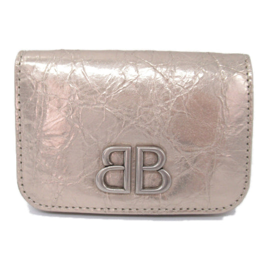 Balenciaga  Leather Middle Wallet (Tri-Fold)
