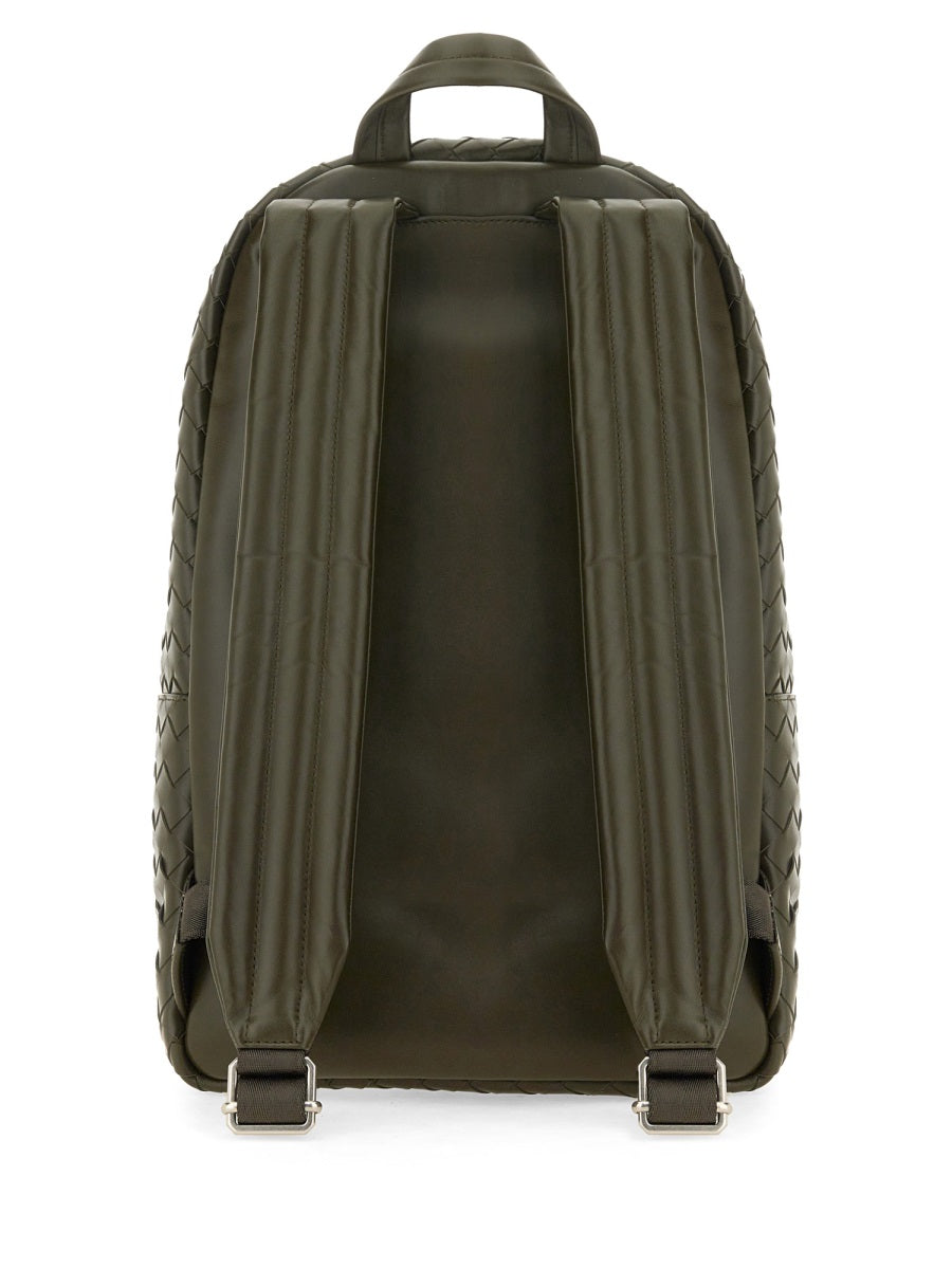 Bottega Veneta Men Medium Woven Backpack