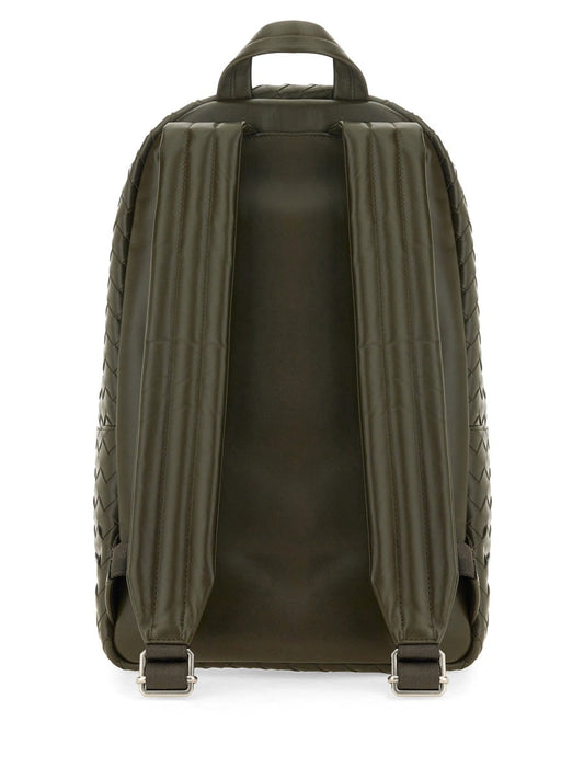 Bottega Veneta Men Medium Woven Backpack