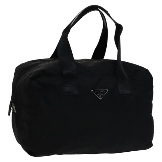 PRADA Boston Bag Nylon Black  109348