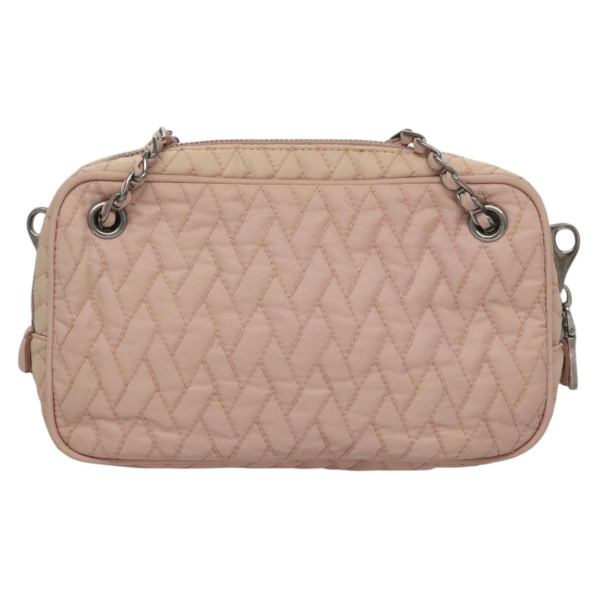 PRADA Hand Bag Nylon 2way Pink  110297
