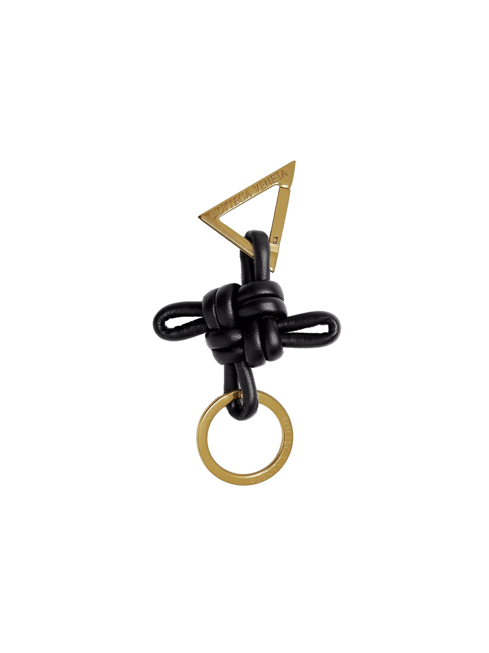 Bottega Veneta Women Double Knot Triangle Key Ring