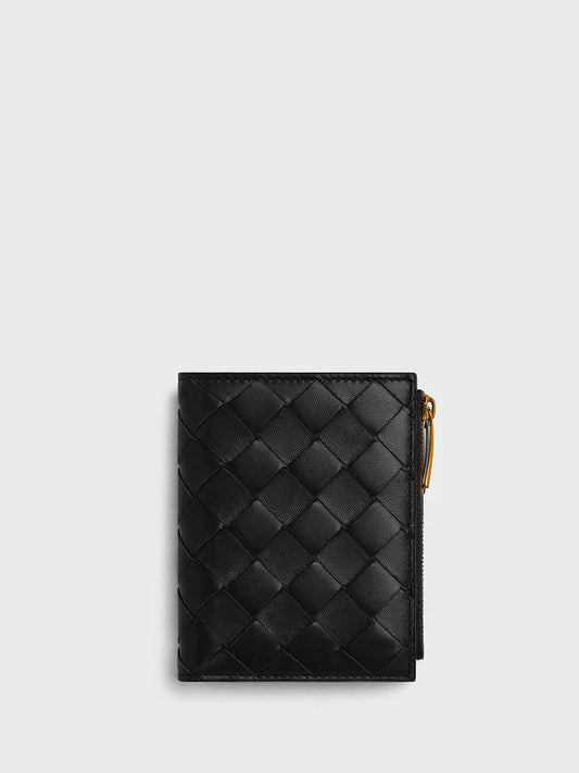 Bottega Veneta Women Portafoglio Bi-Fold Intrecciato Piccolo