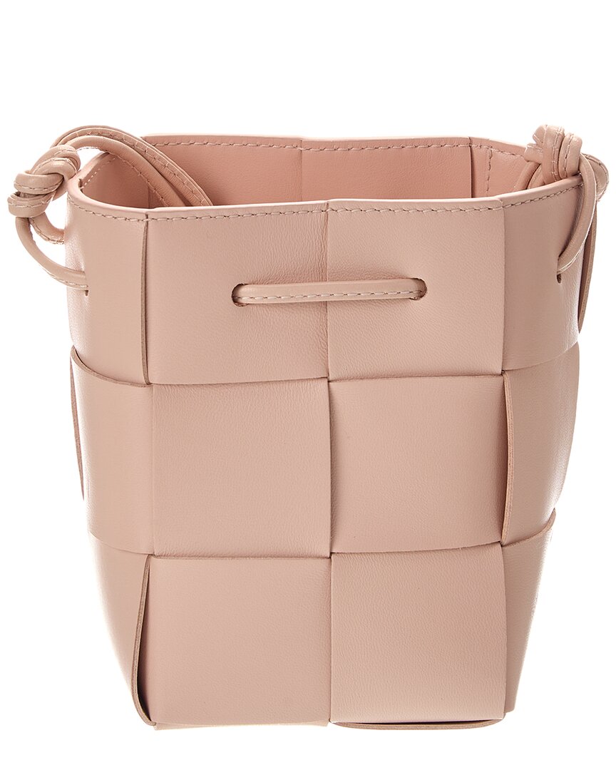 Bottega Veneta Cassette Mini Intrecciato Bucket Bag