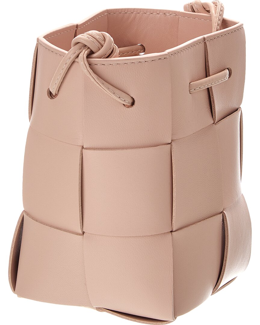 Bottega Veneta Cassette Mini Intrecciato Bucket Bag