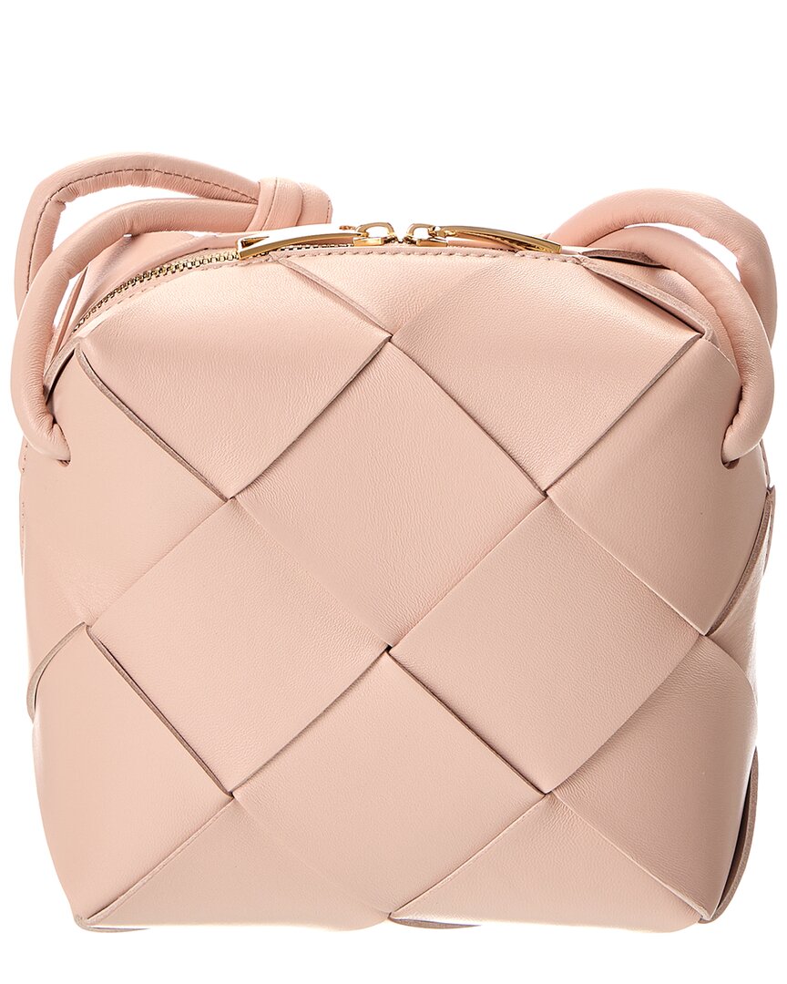 Bottega Veneta Cassette Mini Intrecciato Leather Camera Bag