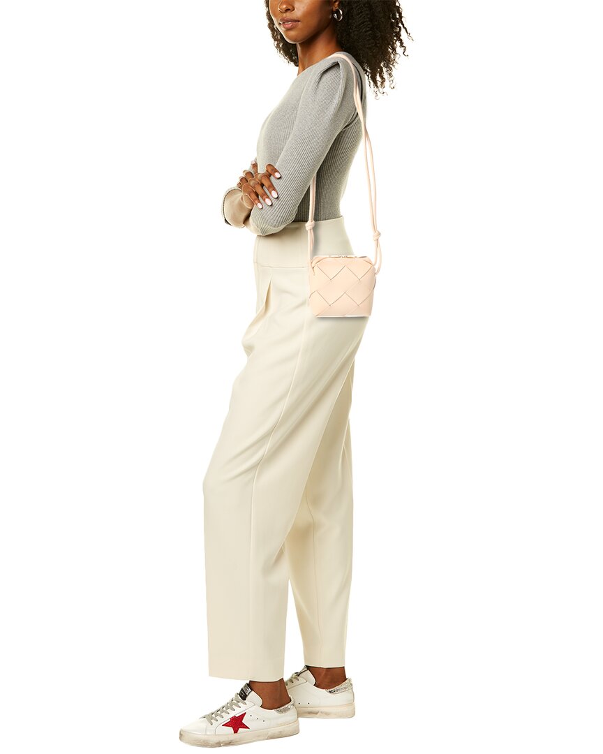 Bottega Veneta Cassette Mini Intrecciato Leather Camera Bag