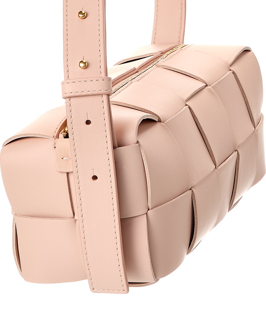 Bottega Veneta Brick Cassette Small Maxi Intrecciato Leather Shoulder Bag