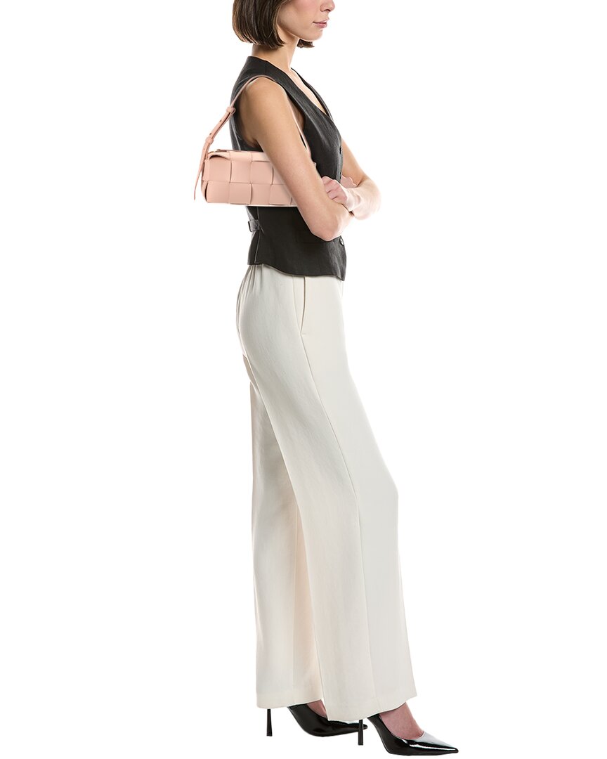 Bottega Veneta Brick Cassette Small Maxi Intrecciato Leather Shoulder Bag