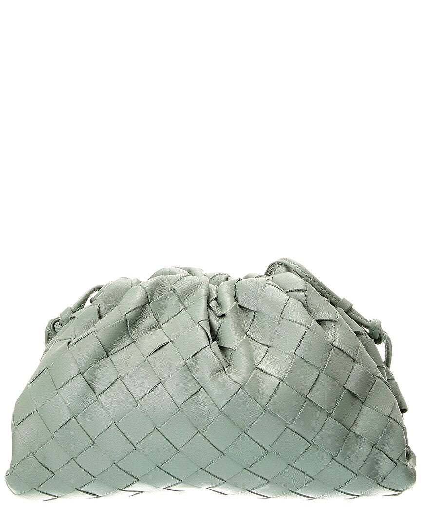Bottega Veneta The Pouch Mini Intrecciato Leather Crossbody