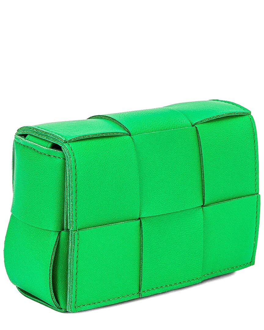 Bottega Veneta Cassette Mini Leather Crossbody