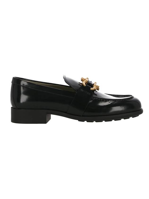 Bottega Veneta Leather Loafers Dark Green