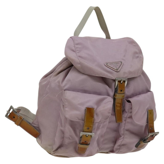 PRADA Backpack Nylon Pink  112724