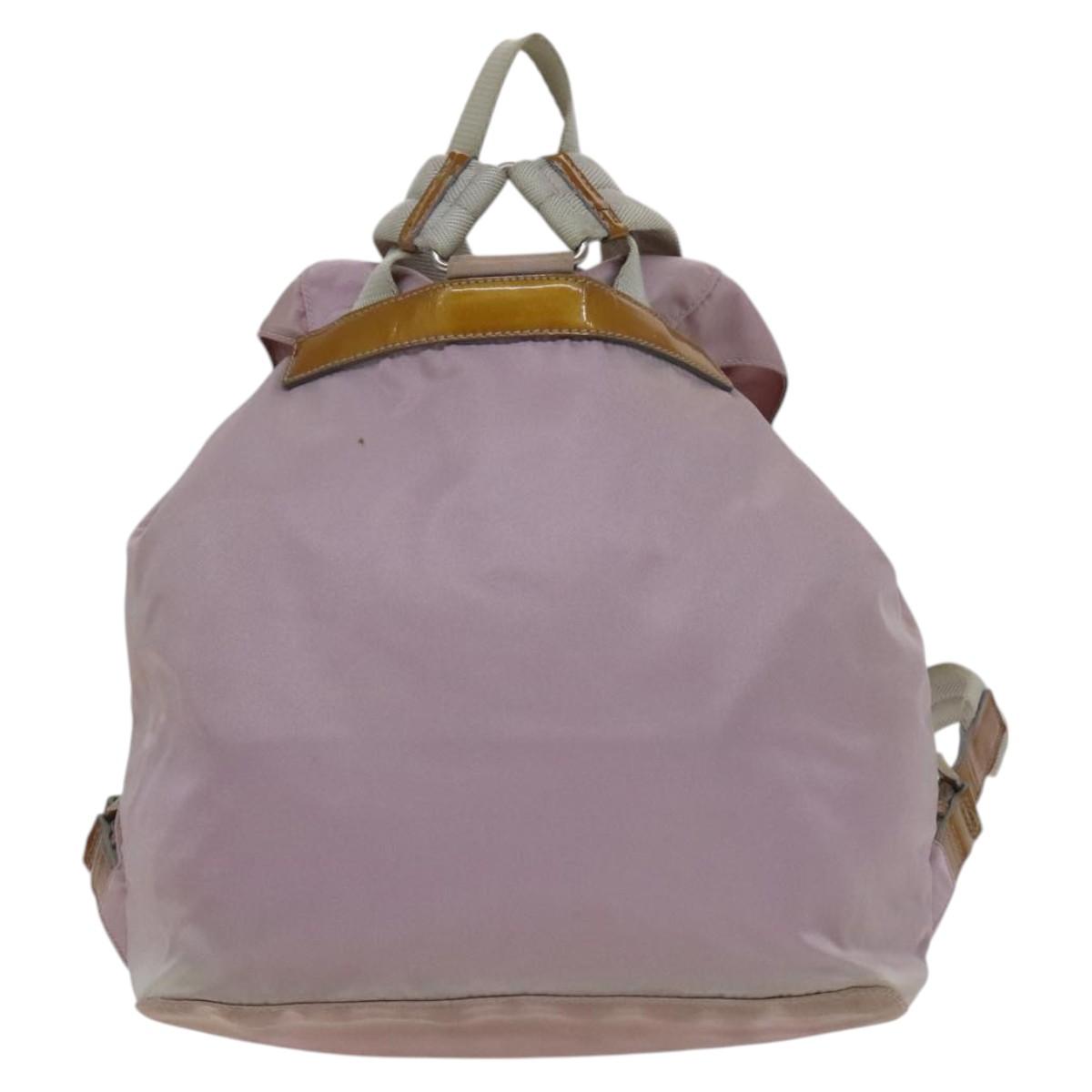 PRADA Backpack Nylon Pink  112724