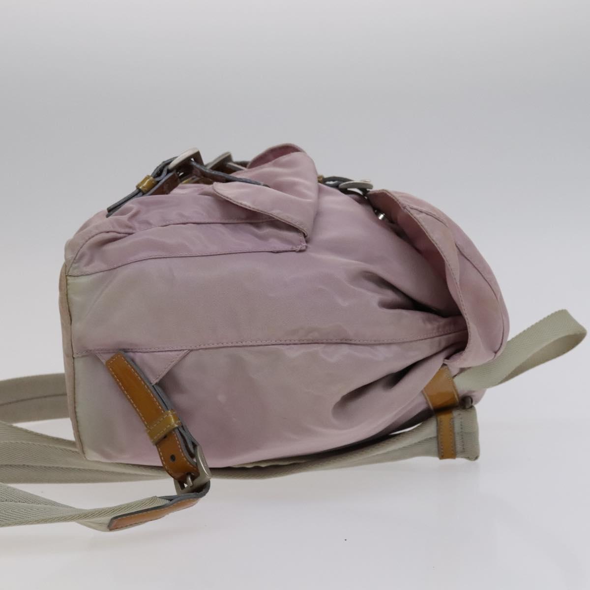 PRADA Backpack Nylon Pink  112724