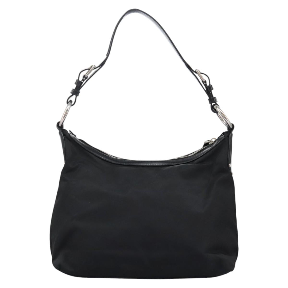 PRADA Shoulder Bag Nylon Black  112940