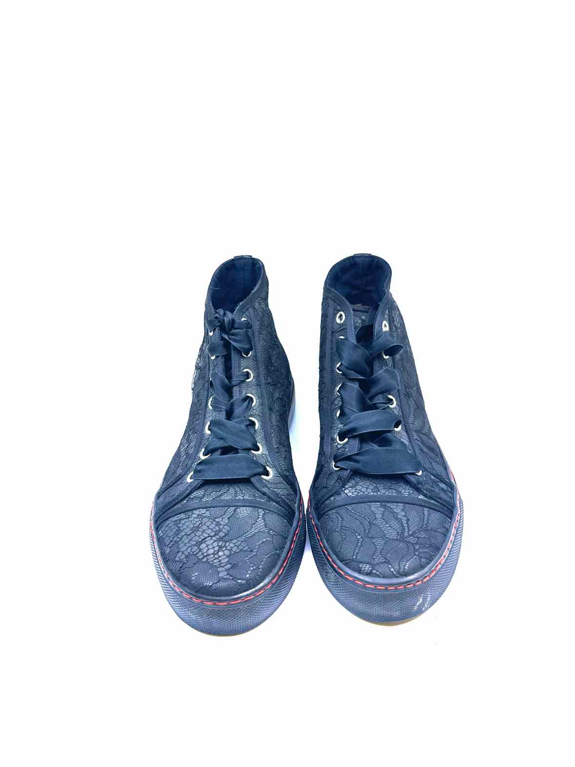 VALENTINO Size 8 Black Sneakers