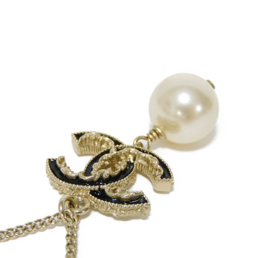 Chanel Swing Pearl Coco Mark Necklace A61444
