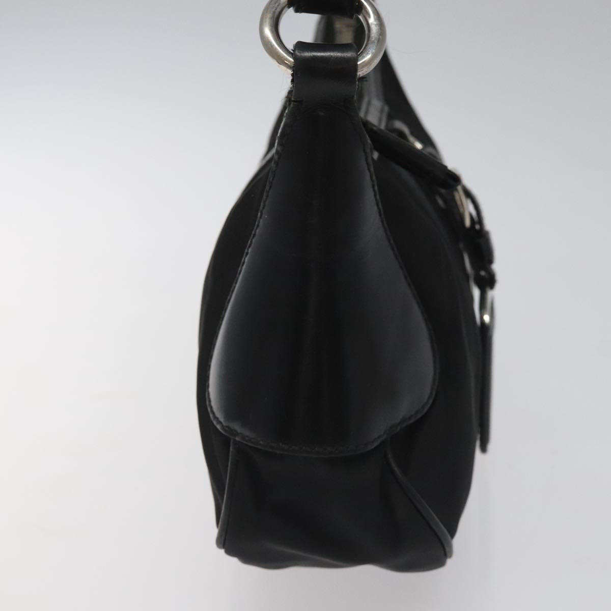 PRADA Shoulder Bag Nylon Black  113630