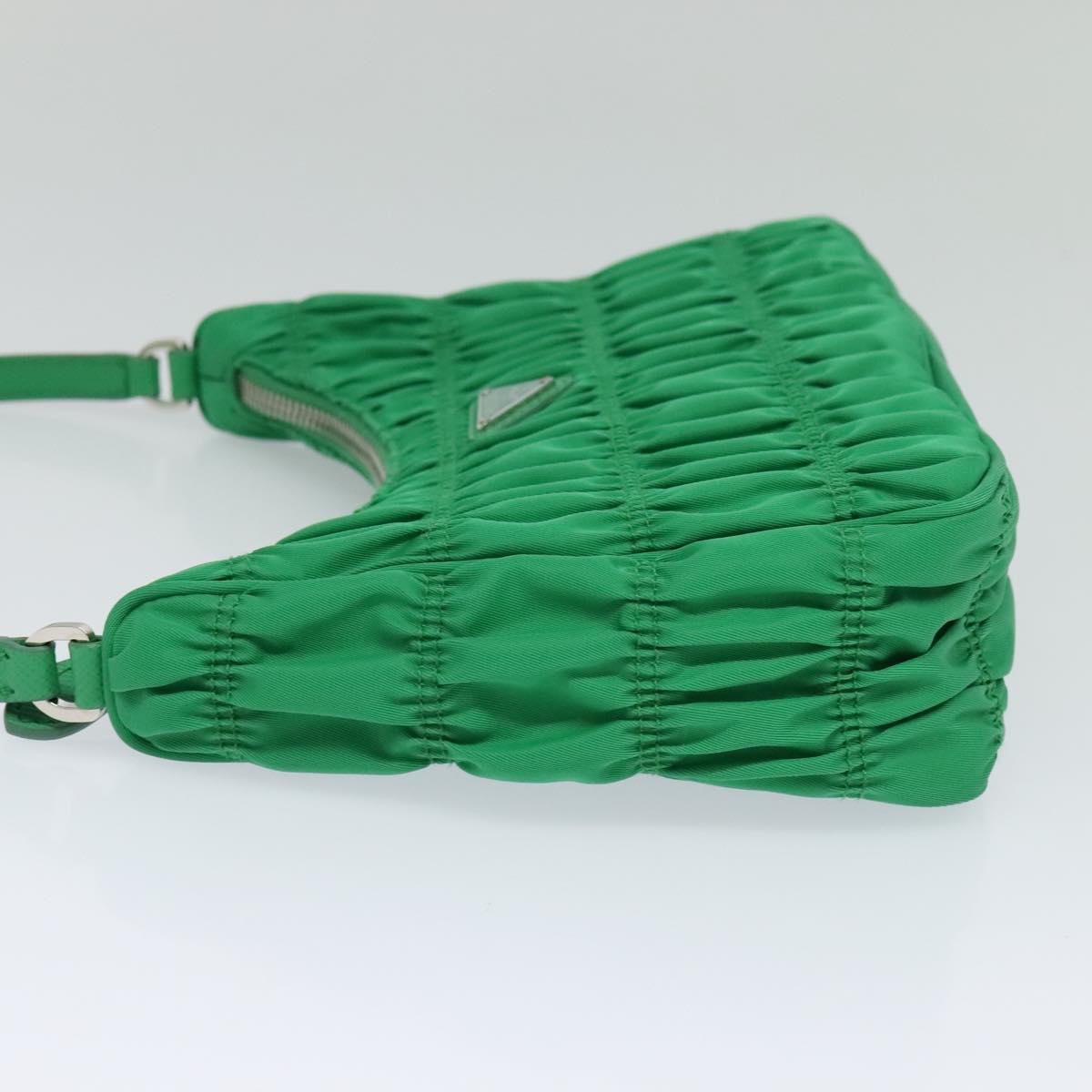 PRADA Shoulder Bag Nylon Green  113677SA